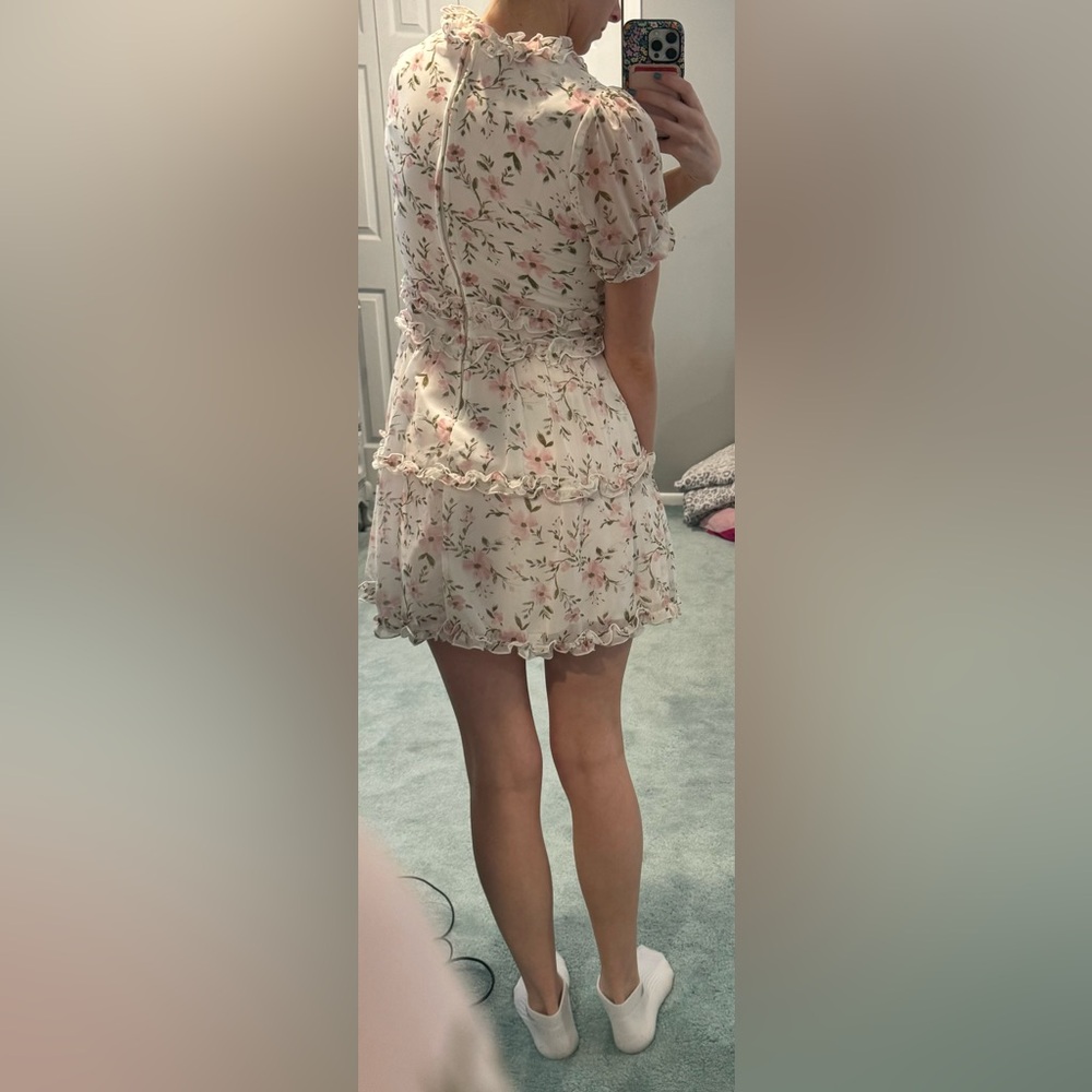 Floral Ruffle Dress - Picture 3 of 7